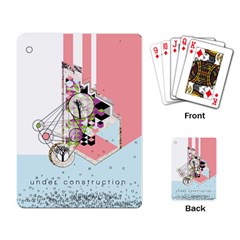 Under Construction Playing Card by infloence