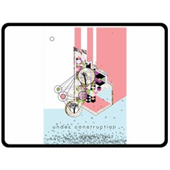 Under Construction Fleece Blanket (large) 