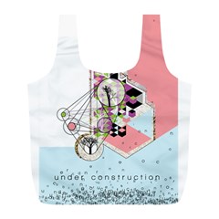 Under Construction Full Print Recycle Bags (l) 