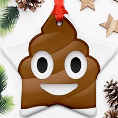 Poop Ornament (star) 