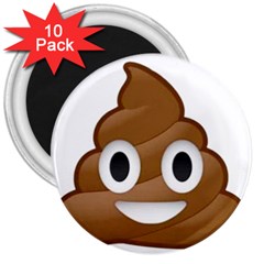 Poop 3  Magnets (10 Pack) 