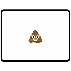 Poop Fleece Blanket (large) 