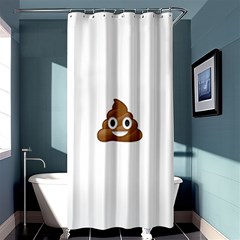 Poop Shower Curtain 36  X 72  (stall) 