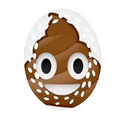 Poop Ornament (oval Filigree) 