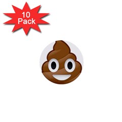 Poop 1  Mini Buttons (10 Pack)  by redcow