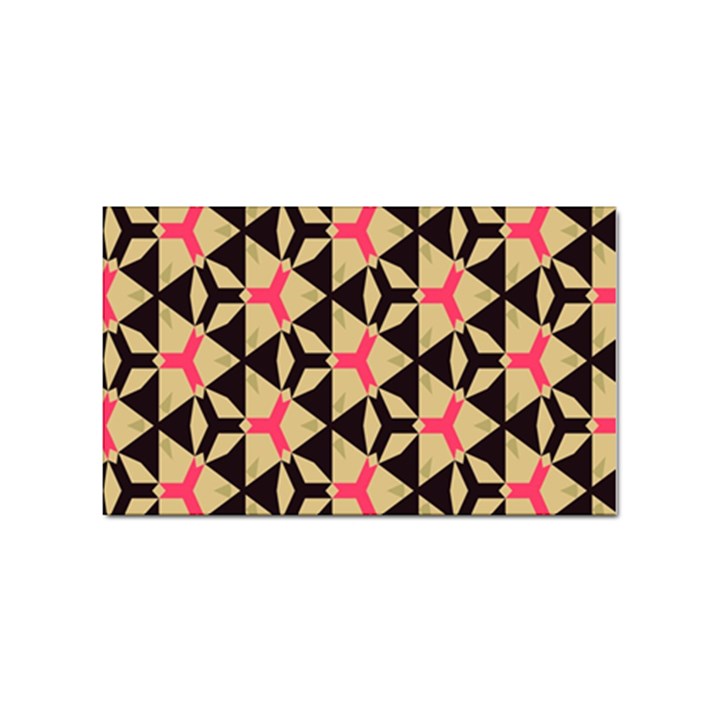 Shapes in triangles pattern Sticker Rectangular (10 pack)