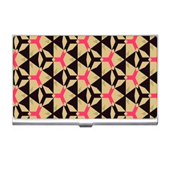 Shapes In Triangles Pattern Business Card Holder