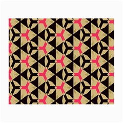 Shapes In Triangles Pattern Small Glasses Cloth