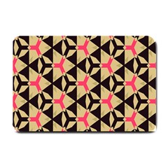 Shapes In Triangles Pattern Small Doormat