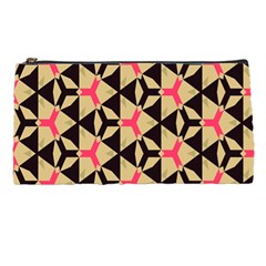 Shapes In Triangles Pattern Pencil Case