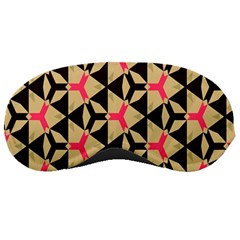 Shapes In Triangles Pattern Sleeping Mask by LalyLauraFLM