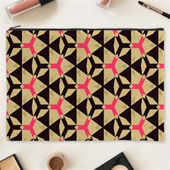 Shapes In Triangles Pattern Cosmetic Bag (xxxl)