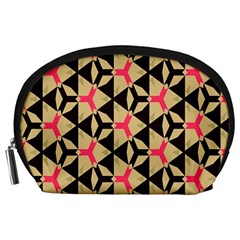 Shapes In Triangles Pattern Accessory Pouch