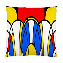 Colorful Distorted Shapes Standard Cushion Case (two Sides)