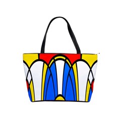 Colorful Distorted Shapes Classic Shoulder Handbag by LalyLauraFLM