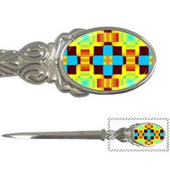 Abstract Yellow Flowers Letter Opener