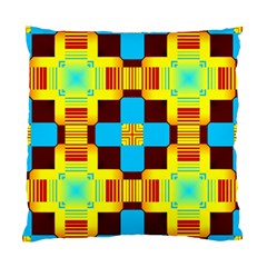 Abstract Yellow Flowers Standard Cushion Case (two Sides)