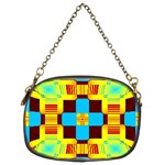 Abstract yellow flowers Chain Purse (Two Sides) Front