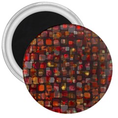 Floating Squares 3  Magnet