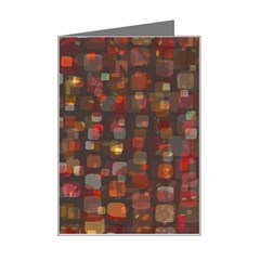 Floating squares Mini Greeting Card