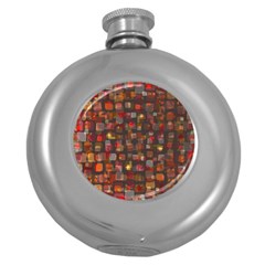 Floating Squares Hip Flask (5 Oz)