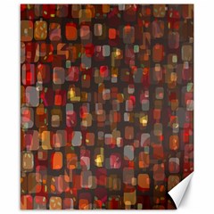 Floating Squares Canvas 8  X 10 