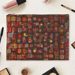 Floating Squares Cosmetic Bag (xl)