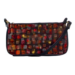 Floating Squares Shoulder Clutch Bag