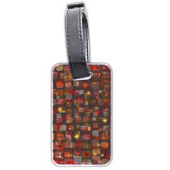 Floating Squares Luggage Tag (two Sides)