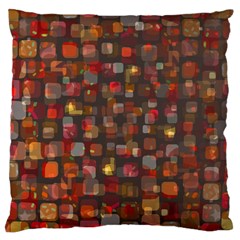 Floating Squares Large Cushion Case (two Sides)