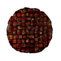 Floating Squares Standard 15  Premium Round Cushion 