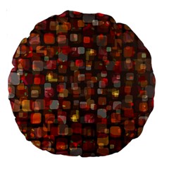 Floating Squares Large 18  Premium Round Cushion 