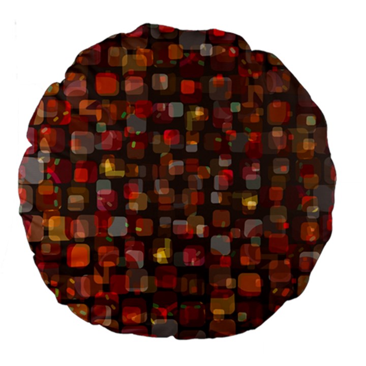 Floating squares Large 18  Premium Round Cushion 