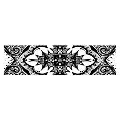 Doodle Cross  Satin Scarf (oblong)