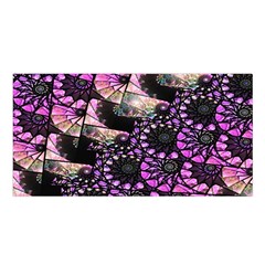 Hippy Fractal Spiral Stacks Satin Shawl