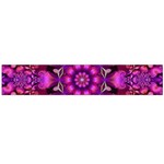 Pink Fractal Kaleidoscope  Flano Scarf (Large) Back