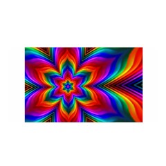 Rainbow Flower Satin Wrap