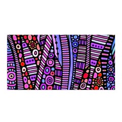 Stained Glass Tribal Pattern Satin Wrap