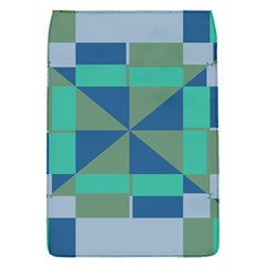 Green Blue Shapes Removable Flap Cover (s)