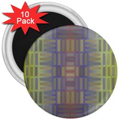 Gradient Rectangles 3  Magnet (10 Pack)