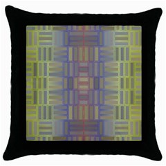 Gradient Rectangles Throw Pillow Case (black)