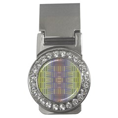 Gradient Rectangles Money Clip (cz)