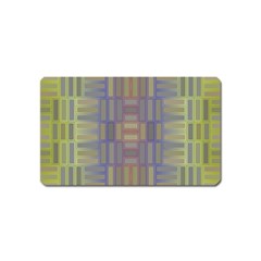 Gradient Rectangles Magnet (name Card)