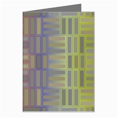 Gradient Rectangles Greeting Card