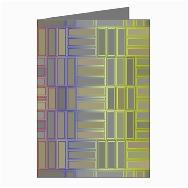 Gradient rectangles Greeting Cards (Pkg of 8)