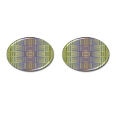 Gradient Rectangles Cufflinks (oval)