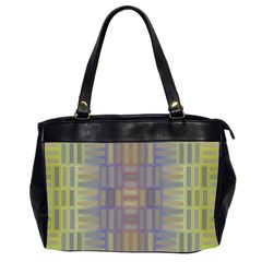 Gradient Rectangles Oversize Office Handbag (2 Sides) by LalyLauraFLM