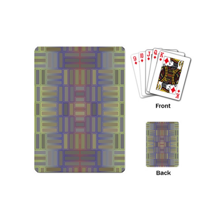 Gradient rectangles Playing Cards (Mini)