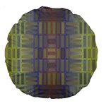 Gradient rectangles Large 18  Premium Round Cushion  Back