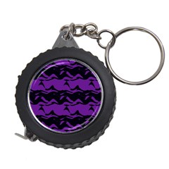 Mauve Black Waves Measuring Tape